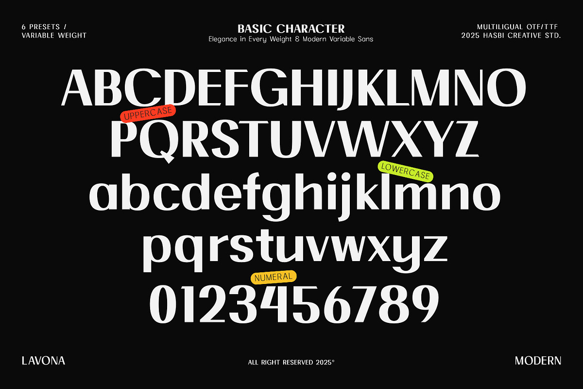 Lavona – Modern Variable Sans Serif, a Font by Hasbi Creative (Photo 7 of 9)