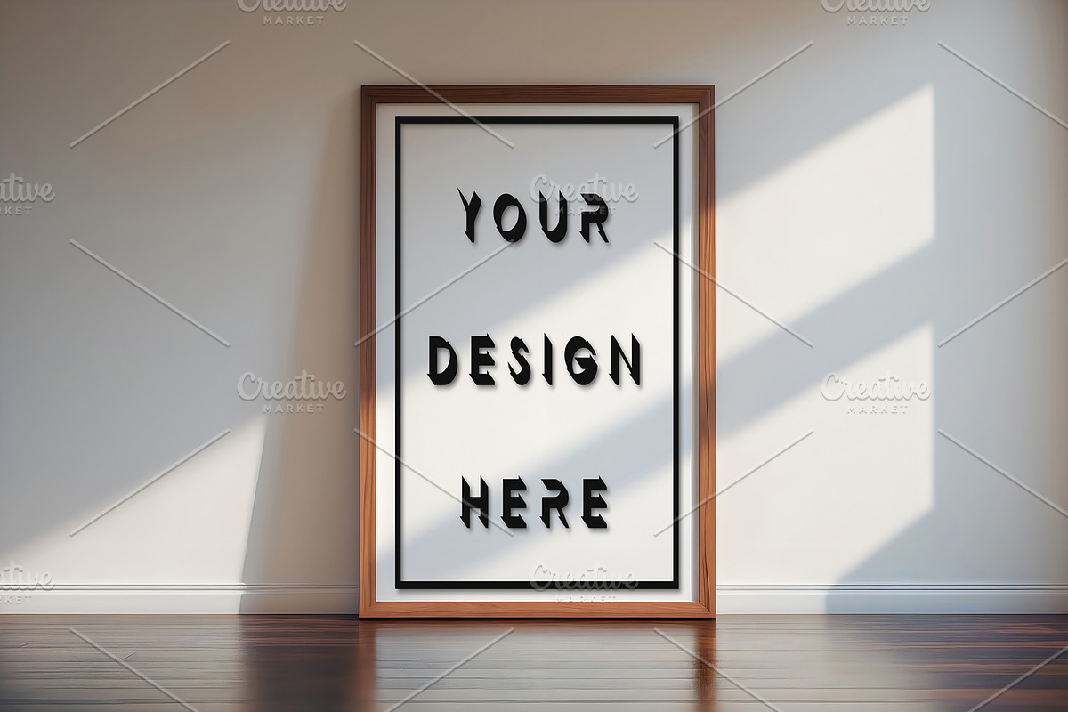 Wooden Frame Mockup Bundle, an Advertising Mockup by ForhadGFX (Photo 6 of 12)