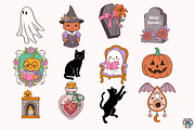 Halloween Cute Spooky Bundle Png Svg, an Object Graphic by HeyLenaArts (Thumbnail 9 of 11)
