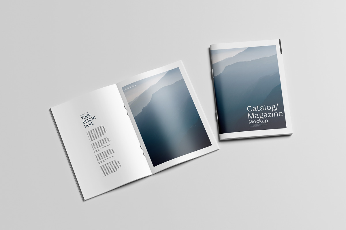 catalog/magazine mock-up, a Magazine Template by Graphic_world89 (Photo 7 of 7)