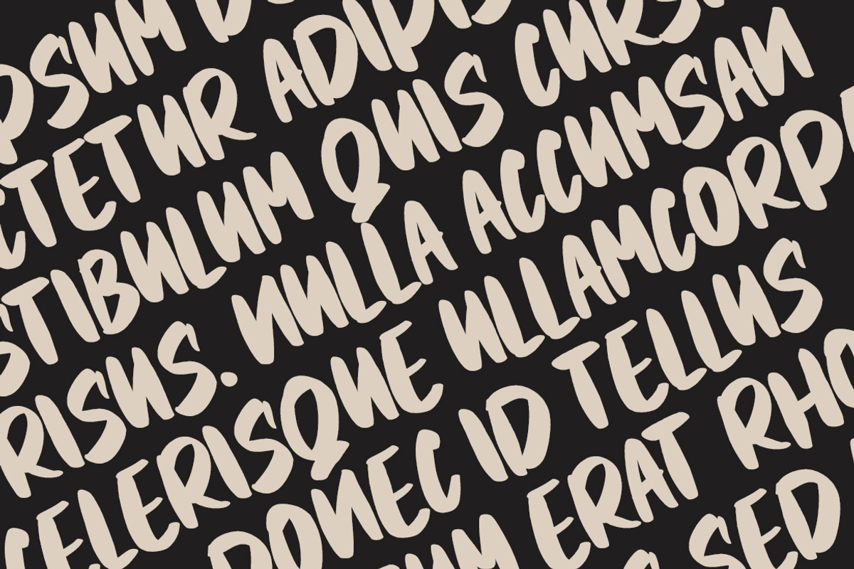 Gelisah - Handbrush Font, a Font by skiiller studio (Photo 4 of 8)