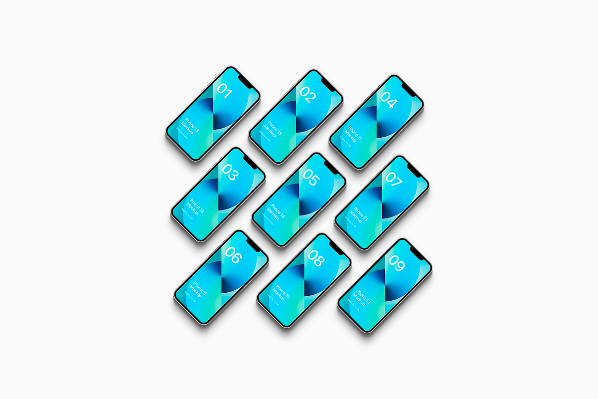 Phone 13 - 20 Mockups Scenes, an iPhone Mockup by Asylab (Photo 14 of 38)