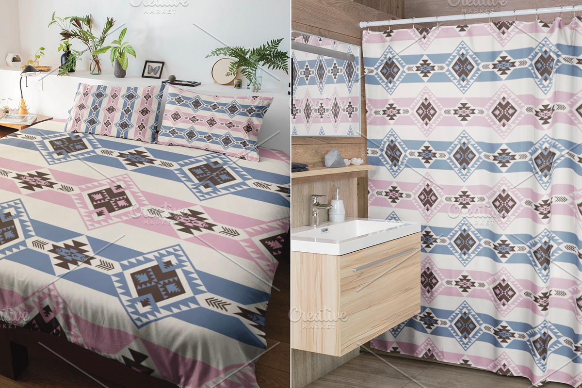 Girly Western Aztec Seamless Pattern, a Pattern Graphic by PPEthnicDecorPattern (Photo 3 of 10)