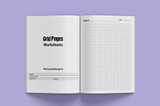 Grid Pages Worksheet for Students, a Graphic by Hitubrand (Thumbnail 4 of 4)