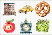 New York Tour Clipart, an Illustration by Sublimation Artist (Thumbnail 3 of 6)