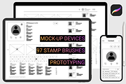 UI KIT Prototyping Procreate, a Brush Add-On by Graphics Resources (Thumbnail 6 of 6)