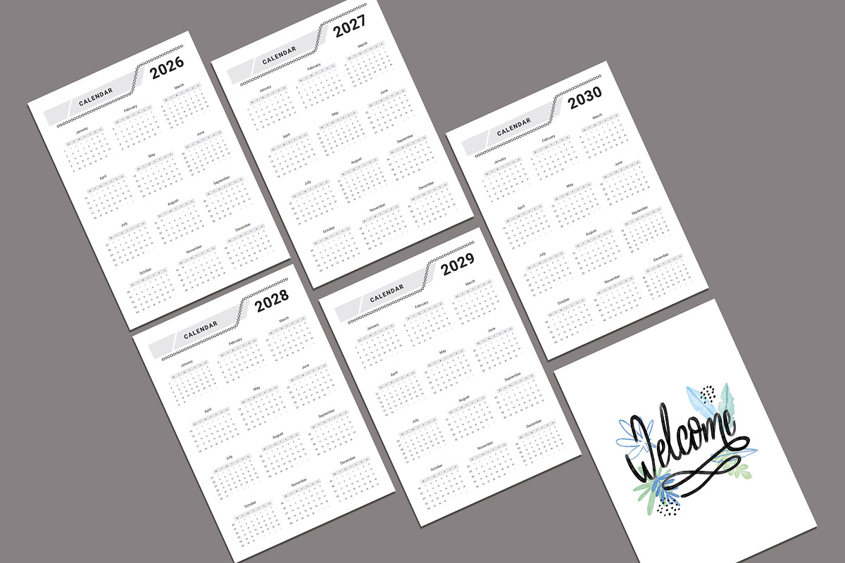Ultimate Monthly Planner 2026-30, a Stationery Template by Design Zone (Photo 8 of 9)