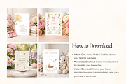 Baby Shower Invitation Mockups Canva, an Advertising Mockup by Matisse Studio (Thumbnail 9 of 9)