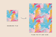Brush Strokes - Seamless Backgrounds, a Pattern Graphic by Studio C (Thumbnail 5 of 5)