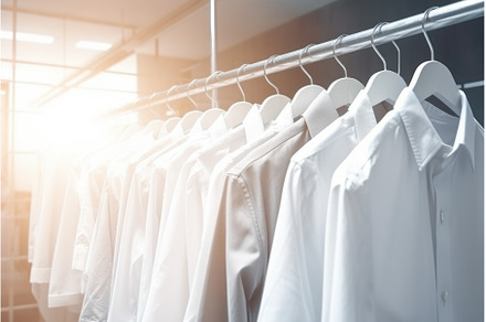 Clean stuff white shirt. Generate Ai, a Beauty & Fashion Photo by Ylivdesign