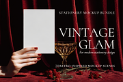 Vintage Velvet Card Mockup Bundle, an Advertising Mockup by Serenefeeling (Thumbnail 1 of 12)