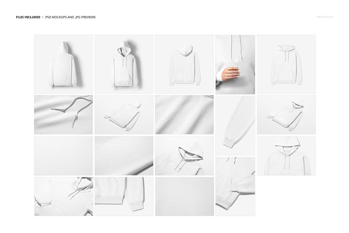 Gildan 18500 Hoodie Mockup Set, a Hoody Mockup by creatsy5 (Photo 2 of 20)