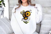 Watercolor Spring Bee Clipart, an Illustration by GatewayDesign (Thumbnail 5 of 5)