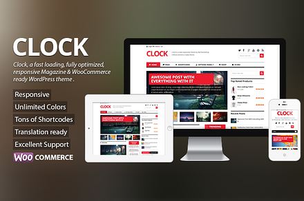 Clock - Magazine & WooCommerce Theme