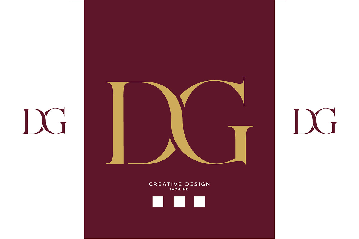 Alphabet Letters Icon Logo DG or GD, a Branding & Logo Template by design_proleague