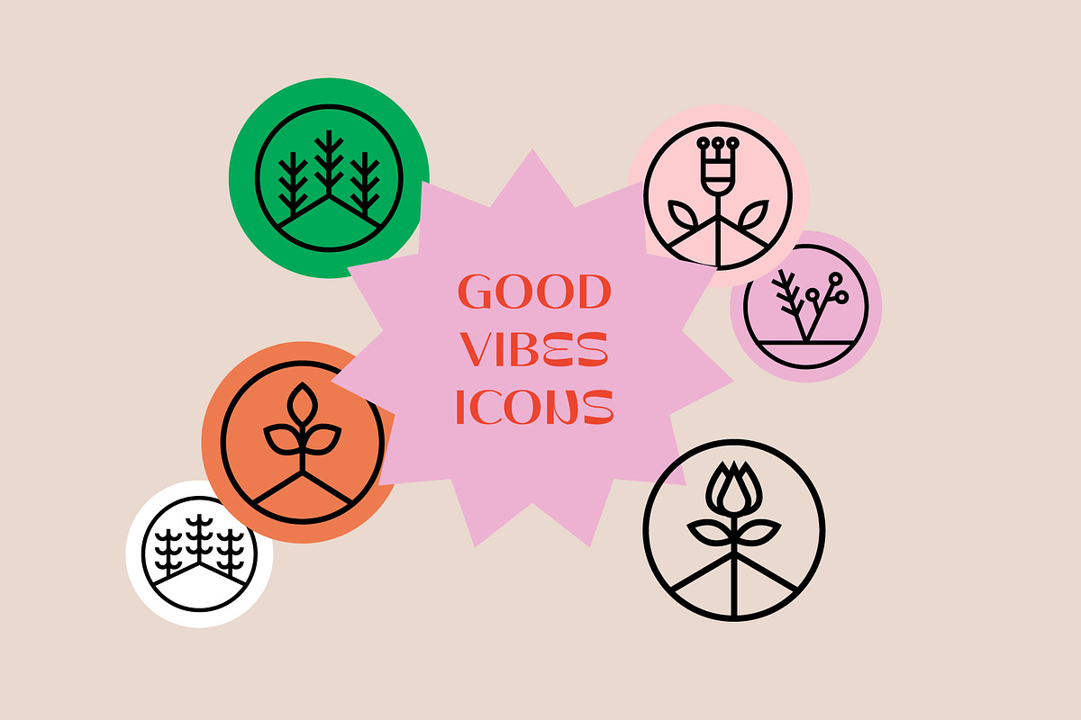 Good Vibes Branding Kit, a Branding & Logo Template by Emma Make (Photo 14 of 22)