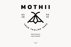 Moth - Premium Logo Template