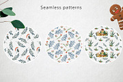 Merry Christmas - Watercolor Set, a Decorative Illustration by annasokol_ (Thumbnail 9 of 10)