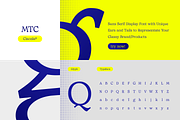 MTC Ciscela - Unique Serif Display, a Serif Font by Martype Co (Thumbnail 2 of 9)