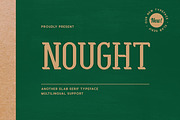 Nought - Another Slab Serif Typeface, a Slab Serif Font by Fype Co. (Thumbnail 1 of 6)