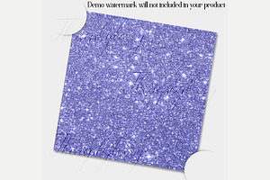 Seamless Lavender Glitter Papers