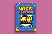 Blue and Yellow Back to School Flyer, a Flyer Template by megarez (Thumbnail 3 of 3)