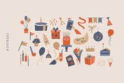 Celebration kit | Vector collection, a Decorative Illustration by katieromanoff_art (Thumbnail 6 of 21)