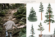 Sleeping FOREST. Watercolor animals, an Animal Illustration by Ooh Lily (Thumbnail 2 of 18)