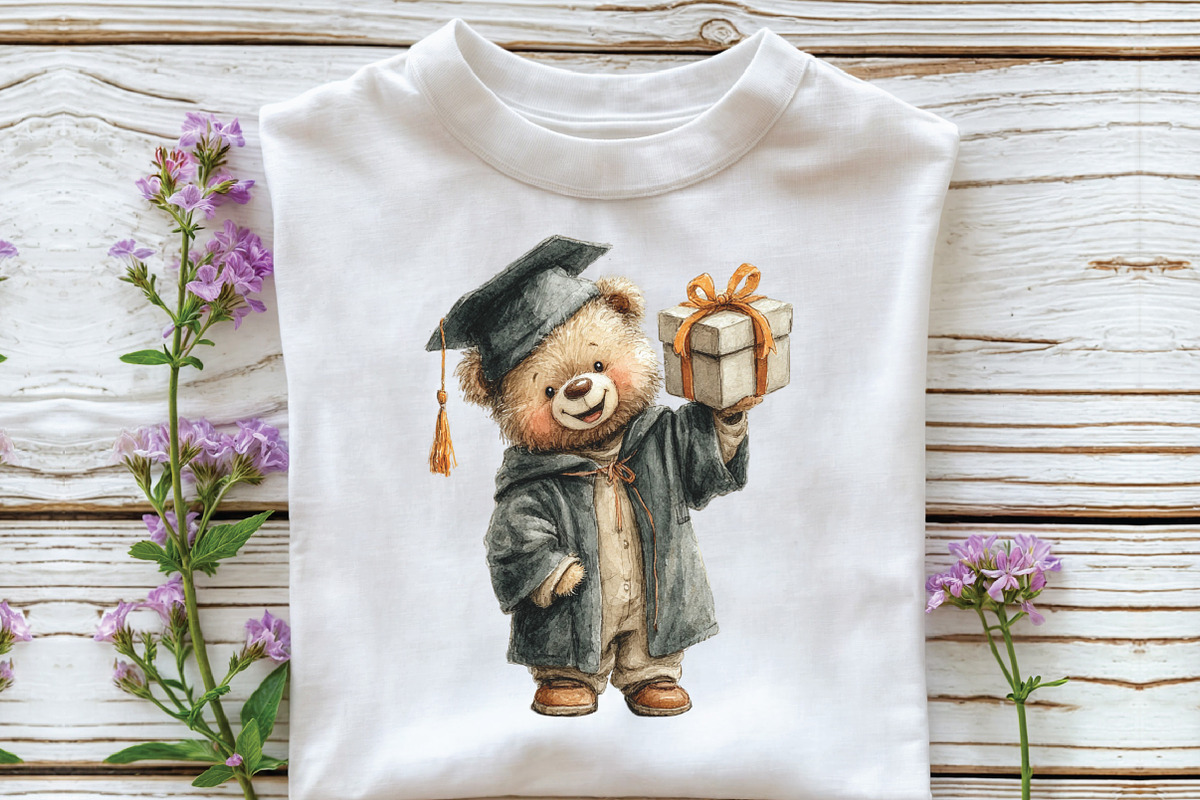 Cute Teddy Bear Pink Gift Box Clipar, an Illustration by CraftArtStudio (Photo 4 of 6)