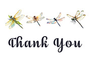 Watercolor Dragonfly Clipart, an Illustration by Pixels.Craft (Thumbnail 5 of 5)