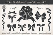 Graphic Ribbons and Bows, a Decorative Illustration by Inkant Studio (Thumbnail 2 of 2)