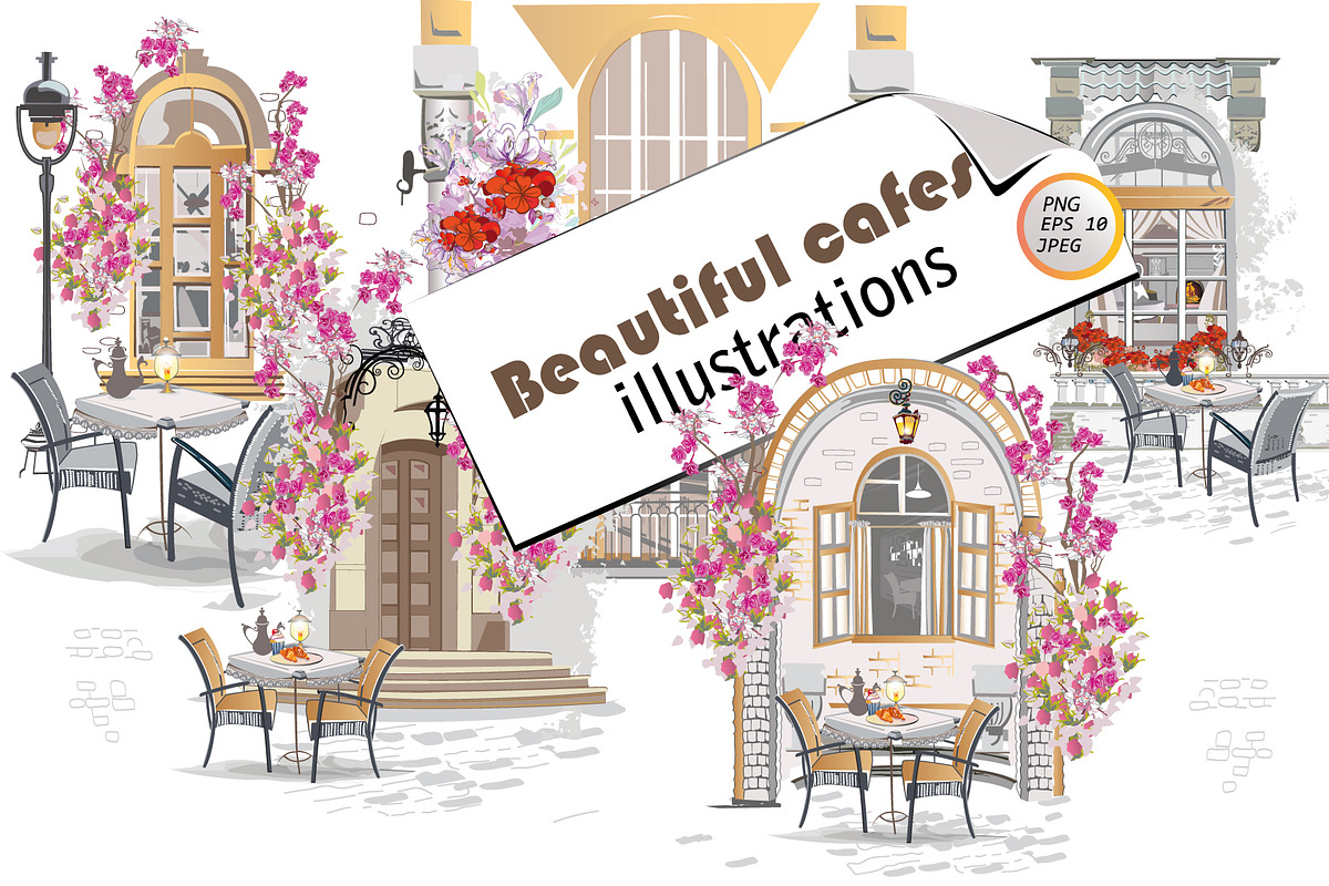 Beautiful cafe windows., a Background Graphic by Laifalight (Photo 1 of 4)