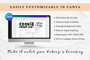 Cookie Order Form Editable Template, a Stationery Template by Anna Design Studio (Thumbnail 3 of 6)