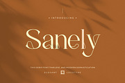 Sanely || Modern Classy Serif Font, a Serif Font by Ermedia Studio (Thumbnail 1 of 10)