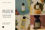 16 Cosmetic Bottle Label Mockups, a Packaging Mockup by Moyo Studio (Thumbnail 2 of 14)