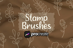 Flower Bouquet Brush Stamp