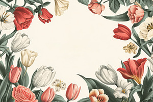 Happy Women's Day Floral Greeting Ca, a Photo by Pixeness Studio