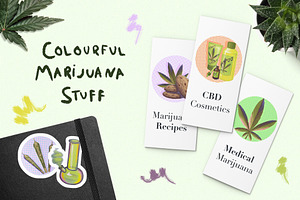Colourful Marijuana Stuff
