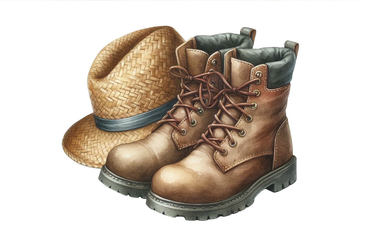 Garden Boots Sublimation Clipart, an Illustration by Designking (Photo 3 of 4)
