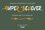 Kisser | Natural Stroke Brush, a Font by Tigadestd Type (Thumbnail 2 of 11)