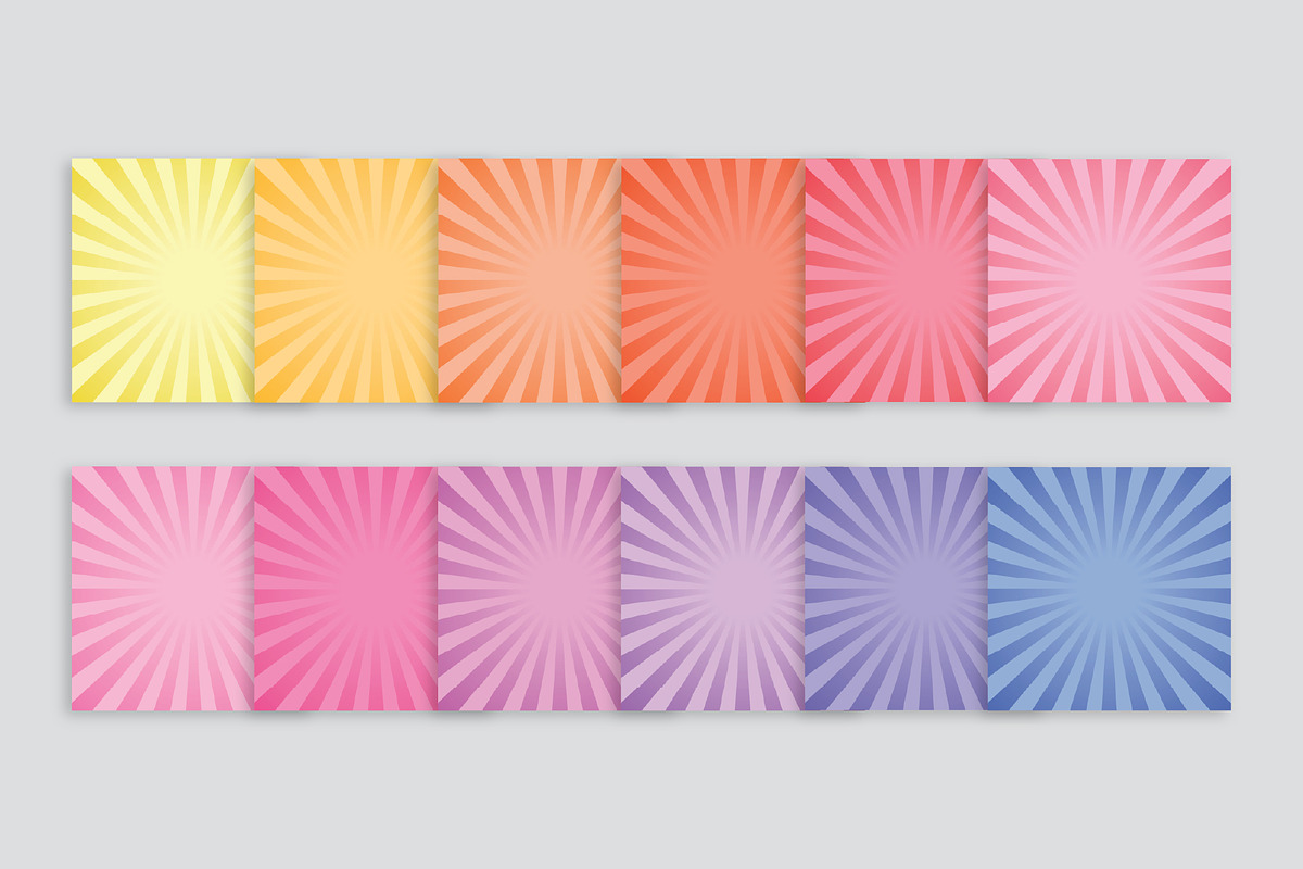 Two-Tone Sunburst Backgrounds, a Background Graphic by Running With Foxes (Photo 4 of 8)