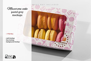 French Macarons  mockup