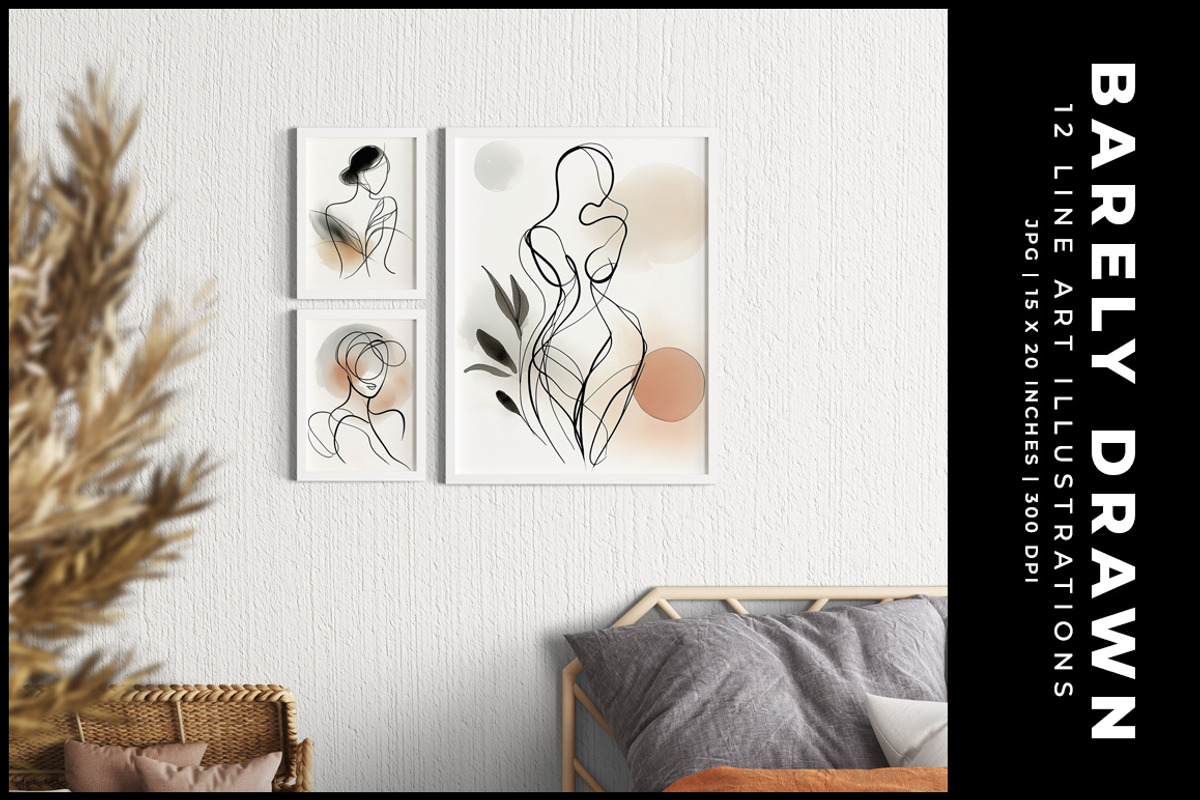 Barely Drawn, a Decorative Illustration by Digital Art Creations (Photo 6 of 9)