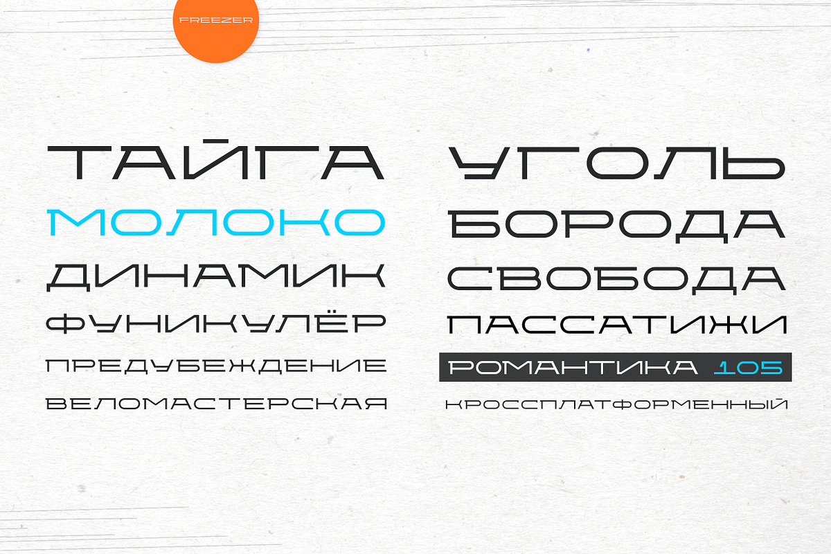 Freezer, a Font by True Story Letterworks (Photo 9 of 14)
