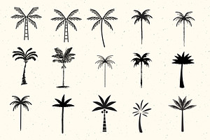 50 Palm Tree Vector Logos & Icons