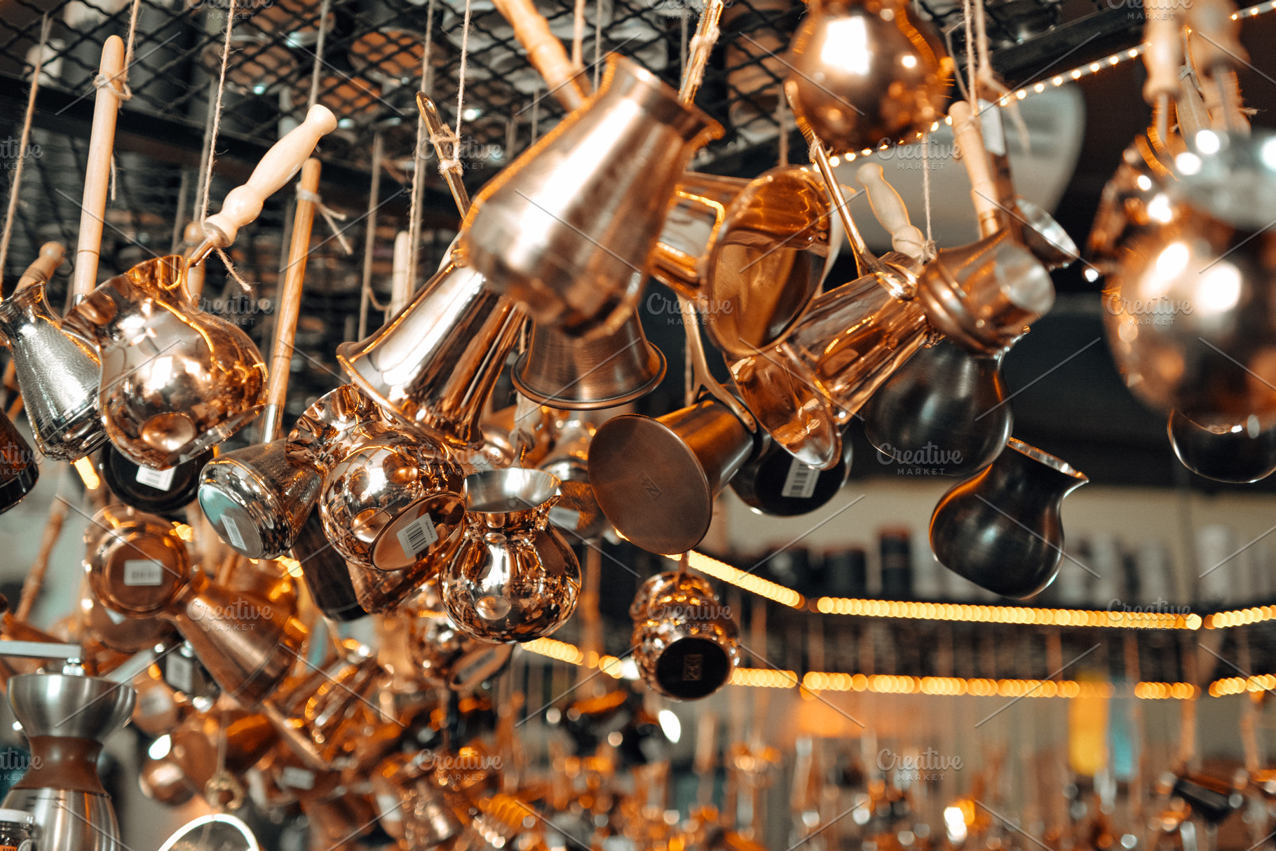 Metal turkish coffee pot, a Food & Drink Photo by uaname