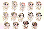 Magical Fairies Clipart, a Decorative Illustration by Masha  Studio (Thumbnail 4 of 6)