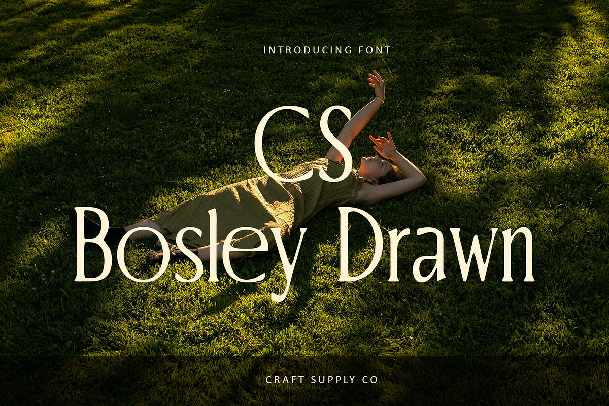 CS Bosley Drawn, a Serif Font by Craft Supply Co. (Photo 1 of 8)