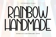 Rainbow Handmade, a Handwritten Font by InermediaSTUDIO (Thumbnail 2 of 7)