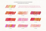 Watercolor Script Procreate Brushes, a Brush Add-On by Molly Suber Thorpe (Thumbnail 4 of 13)
